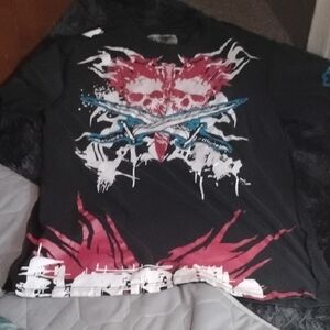 Men's Vintage XL Oversized AOP 4 Fatherz Of Rap Shirt Patches